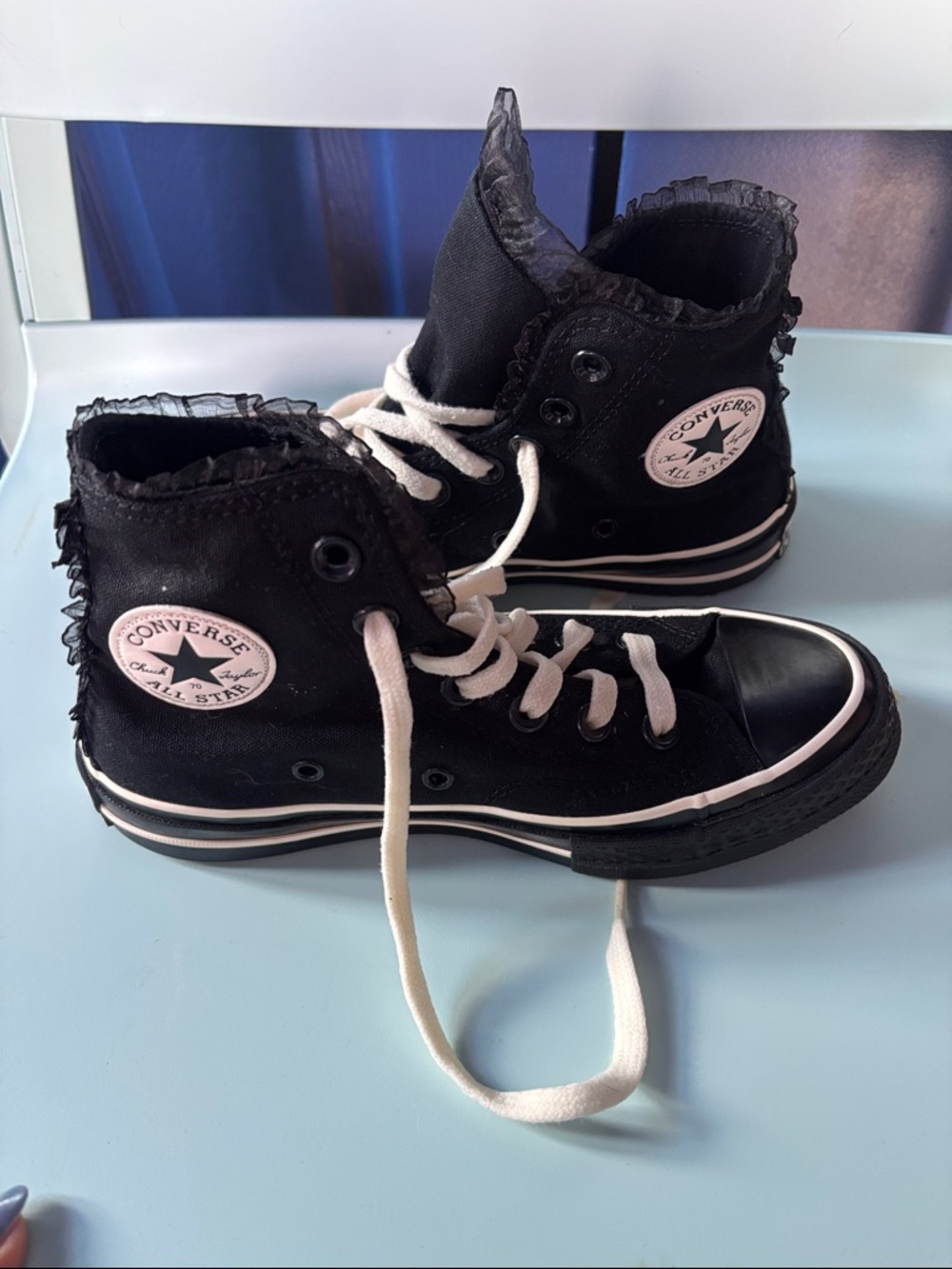 Converse Black High Top Sneakers - Kids
